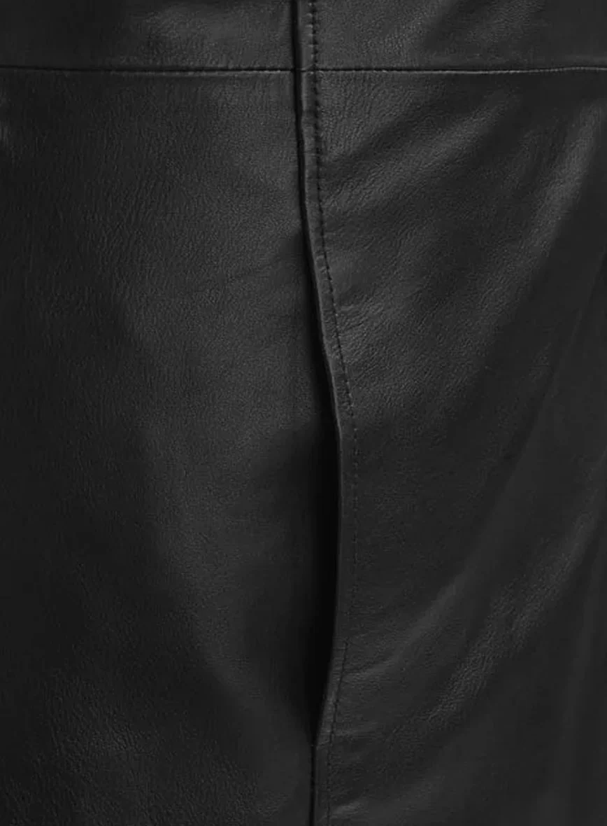Black Devil May Cry 5 Dante Leather Coat - Image 4