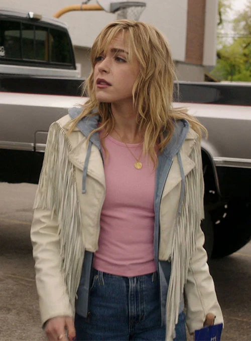 Keirnan Shipka Totally Killer Leather Jacket - Image 3