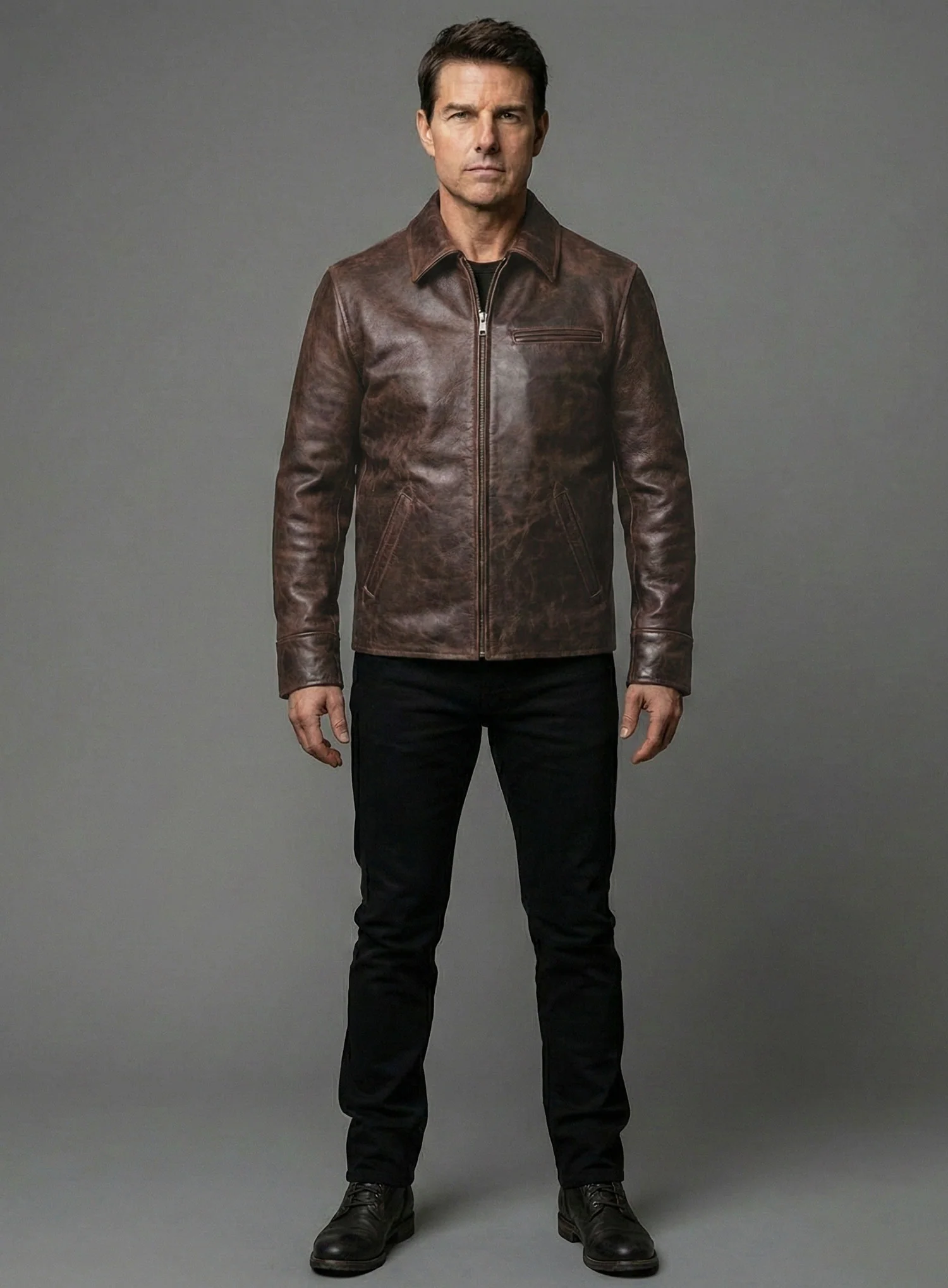 Tom Cruise Mission Impossible Final Reckoning Leather Jacket - Image 4